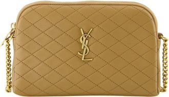Saint Laurent Tassen, Dames, Bruin, ONE Size, Leer, Gaby Camera