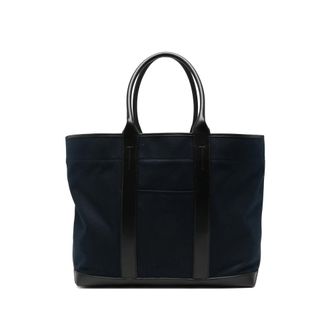 Tom Ford Leather-trimmed Canvas Tote Bag