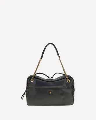 Vivienne Westwood Large Dolce textured leather Shoulder Bag Female UNI