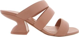 Ferragamo Steffie 55 Heeled Mules, Size 7 C
