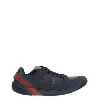 Gucci Black Logo Screener Sneakers