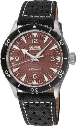 Gevril Group Franklin Automatic Red Dial Mens Watch 46811
