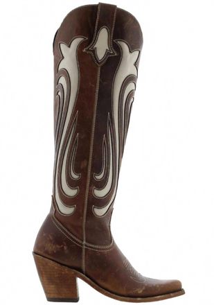 Liberty Black Womens Letzia Tall Boots In Mossil Tan