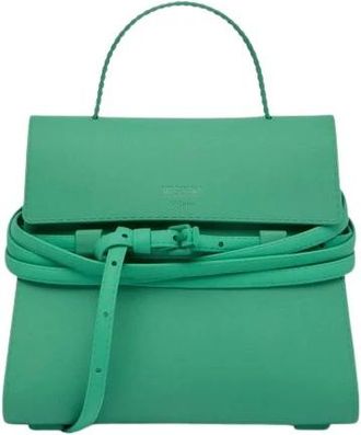 Moschino Tie Me Kleine Handtas - Dames - Handtassen - Groen - ONE Size - Tassen