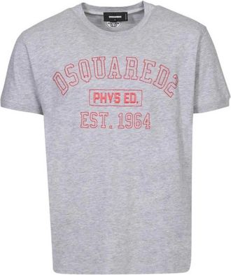 Dsquared2 Heren, Tops, Grijs, Maat: XL Katoen