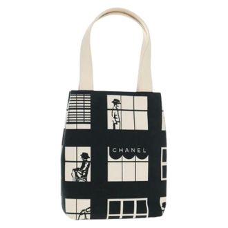 Chanel Pre-owned Tote Bags, female, Multicolor, Size: ONE SIZE Pre-owned Vintage Canvas Tote Bag