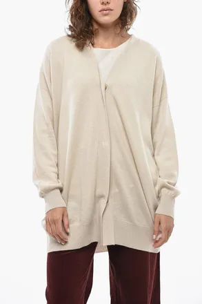 Bruno Manetti Cardigan Scollo a V In Cashemere Bruno Manetti