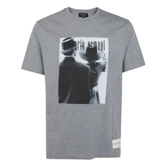 Emporio Armani T-Shirts - Heren - T-shirts - Grijs - M - Tops