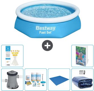 Bestway Piscina Bestway Fast Set Redonda - 244x61 Cm - 7-piezas S289
