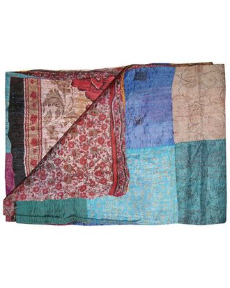 Taj Natural Group Kantha Silk Throw