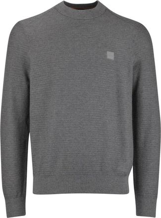 HUGO BOSS Truien & Vesten, Heren, Grijs, 2Xl, Katoen, Anion S Sweater