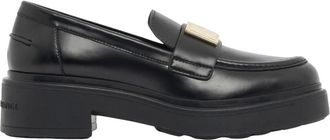 A|X Armani Exchange AX Loafers - Dames - Loafers - Zwart - 38 EU - Leer - Schoenen