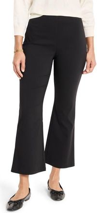 Nic+Zoe Berkeley Wonderstretch Ankle Bootcut Pants in Black Onyx at Nordstrom, Size 10P
