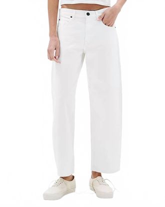 Slvrlake Denim Jamie Ankle Curve Jeans In White
