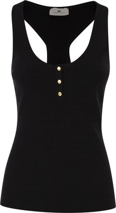 Elisabetta Franchi Micro-Zopfmuster-Oberteil