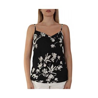 Marella Tops, Dames, Zwart, L, Denim, Sleeveless Top