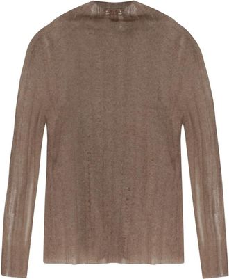 Fabiana Filippi Fitted Turtleneck - Dames - Coltruien - Bruin - M - Wol - Truien & Vesten