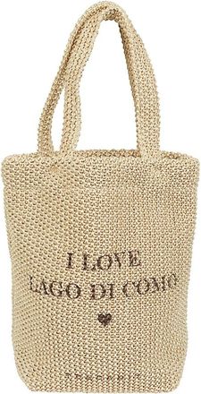 Anita Bilardi Strooien Boodschappentas - Dames - Shoppers - Beige - ONE Size - Tassen