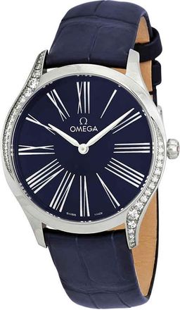 Omega De Ville Blue Dial Ladies Watch 428.18.36.60.03.001