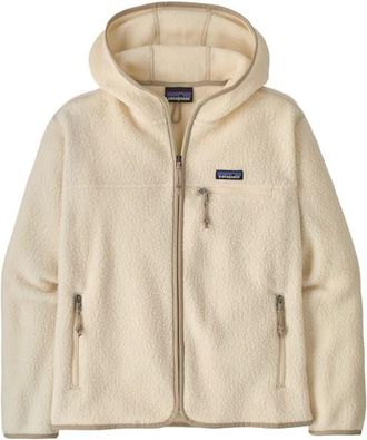 Patagonia Retro Pile Hoody Fleecejacke f&uuml;r Damen | beige