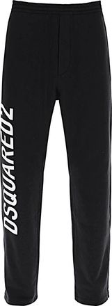 Dsquared2 Stijlvolle Broeken voor Elke Gelegenheid - Heren - Sweatpants - Zwart - M - Katoen - Broeken
