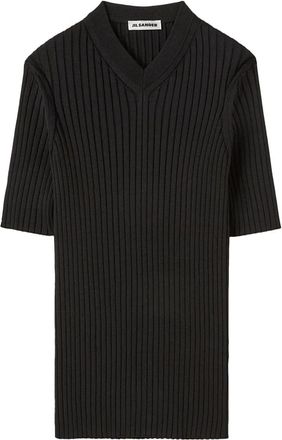 Jil Sander T-Shirt - Dames - T-shirts - Zwart - 4XL - Tops