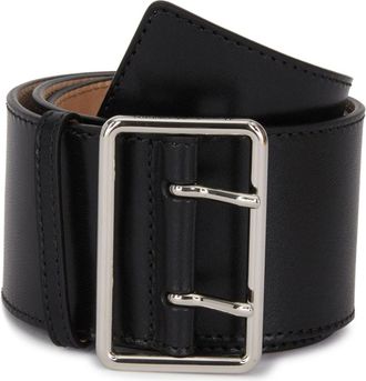 Alexander McQueen Cintura larga stile militare - Nero