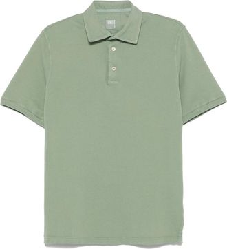 Fedeli Tops, Heren, Groen, M, Katoen, Klassiek katoenen poloshirt
