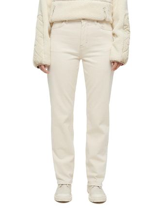 Mustang Straight-Jeans MUSTANG Damen Style Kelly Straight, Damen, Gr. 31, L&auml;nge 32, weiss (wei&szlig; 2013), Denim/Jeans, 99% Baumwolle, 1% Elasthan, unifarben, str