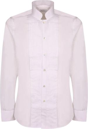 Tagliatore Casual Overhemden - Heren - Casual Overhemden - Wit - L - Overhemden