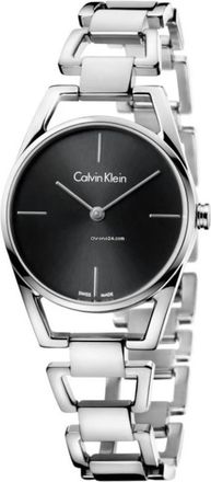 Calvin Klein Fijn Horloge - Dames - Horloges - Grijs - ONE Size - Accessoires