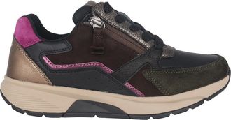Gabor Schoenen, Dames, Veelkleurig, 40 1/2 EU, Leer, Rolling Sneaker