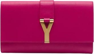 Saint Laurent Pre-owned Chyc Ligne Clutch - - Pre-owned - Donna - Rosa - ONE SIZE