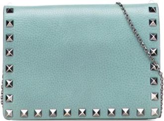 Valentino Tweedehands leren schoudertassen - Dames - Vintage Schoudertas - Groen - ONE Size - Leer - Vintage