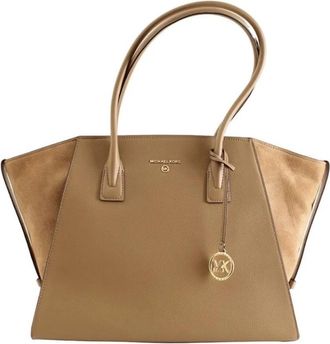 Michael Kors Handtas voor een stijlvolle uitstraling - Dames - Shoppers - Beige - ONE Size - Tassen