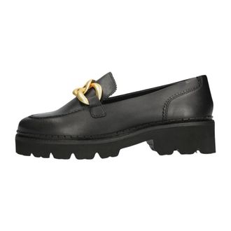 Tango Schoenen, Dames, Zwart, 39 EU, Leer, Gedurfde Bee Loafers met Chunky Zolen