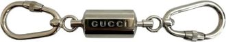 Gucci Pre-owned Accessories, female, Gray, Size: ONE SIZE Pre-owned Metal Key-holder