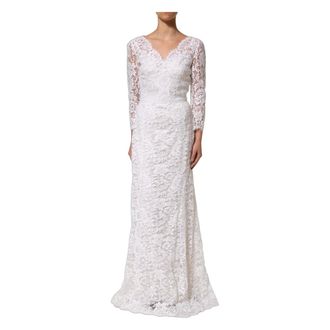 Dolce & Gabbana Vestido Largo - Dresses - Mujer - Blanco - M