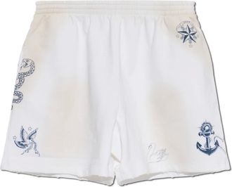 Balenciaga Hombre, Pantalones cortos, Blanco, Talla: M