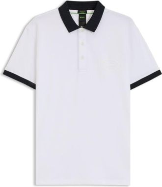 BOSS Polo shirt in moisture-wicking stretch piqué