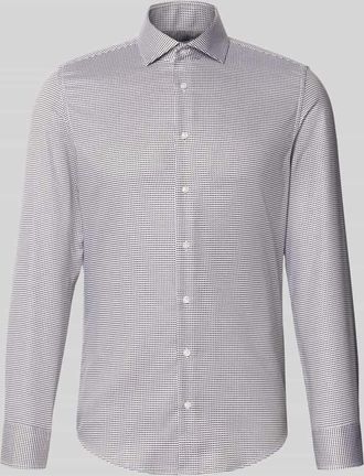 Seidensticker Slim Fit Business-Hemd mit Kentkragen in Sand, Größe 38