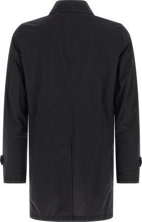 Moorer Mens Blue Polyamide Coat Clothing