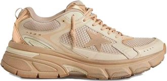 Golden Goose Lightstar Net Leather And Suede Upper Tpu Star Net Heel