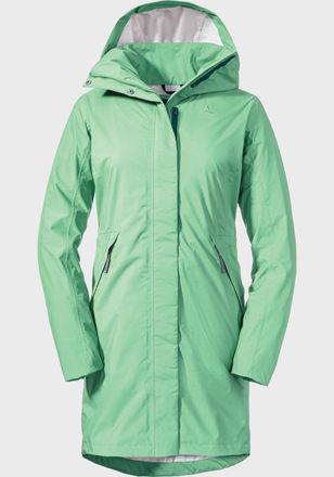 Sch&ouml;ffel Parka SCH&Ouml;FFEL Parka Sardegna L, Damen, Gr. 38, gr&uuml;n (6055, gr&uuml;n), Oberstoff : 100% Polyester (Membran: Polyurethan) Futter Rumpf unten: 100% Polyeste