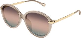 Chlo&eacute; CH0358SK Asian Fit 005 Womens Sunglasses Brown Size 59