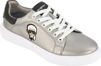 Karl Lagerfeld Karl Head LF4S1019 Sneakers Mens Silver Shoes ZPO3761