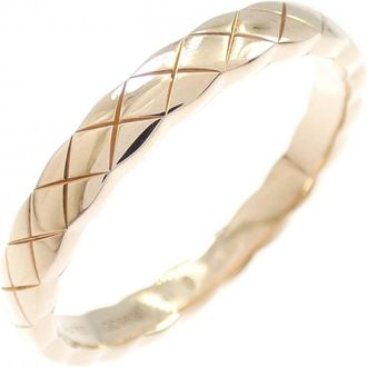 Chanel Pink Gold (18K) Band Ring (Pre-Owned)
