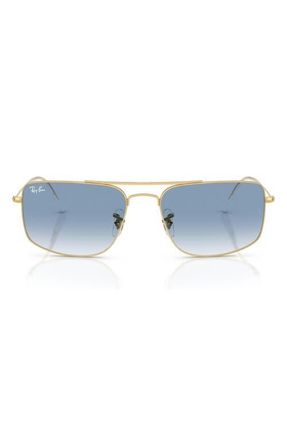 Ray-Ban Explorer 3 Square Sunglasses in Arista /Clear Gradient Blue at Nordstrom