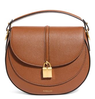 DeMellier Small Leather Siena Saddle Bag