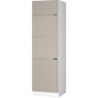 Vicco Armadio frigorifero Fame-Line, GrigioBeige, 60 cm